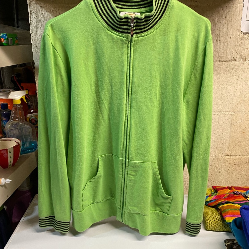 Talbots woman jacket green size X